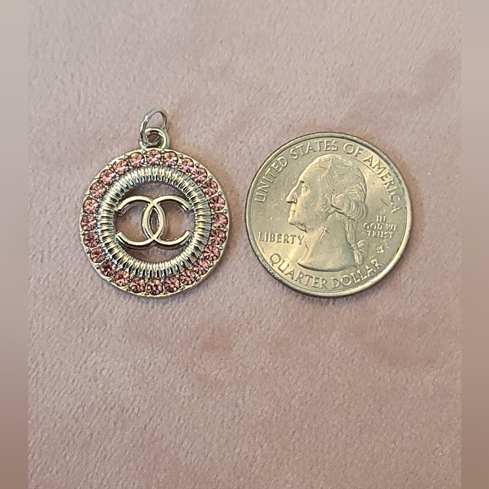 Elegant Silver and Pink Charm - Picture 2 of 3